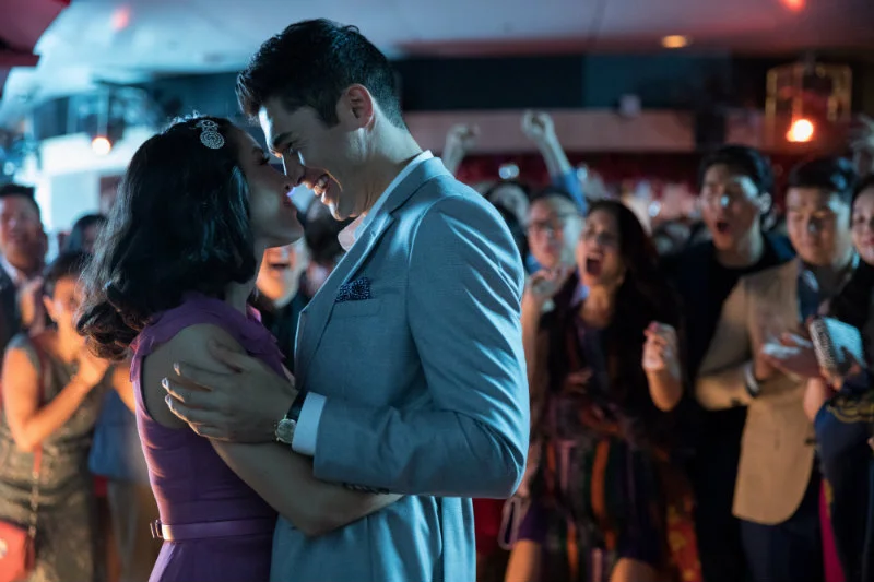 Rachel Chu & Henry Golding in Crazy Rich Asian