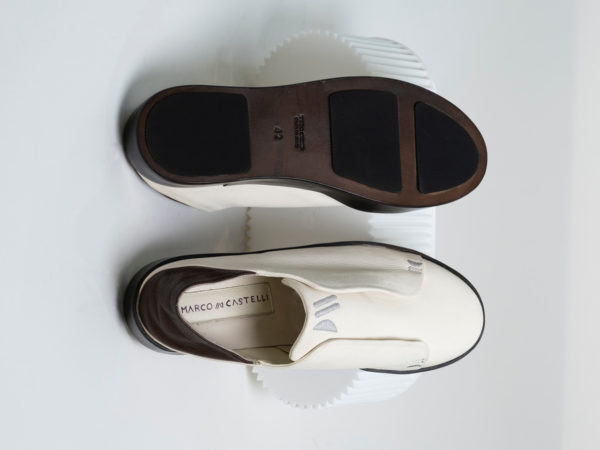 MC White Brown Grain Calf Leather (Top & Bottom)
