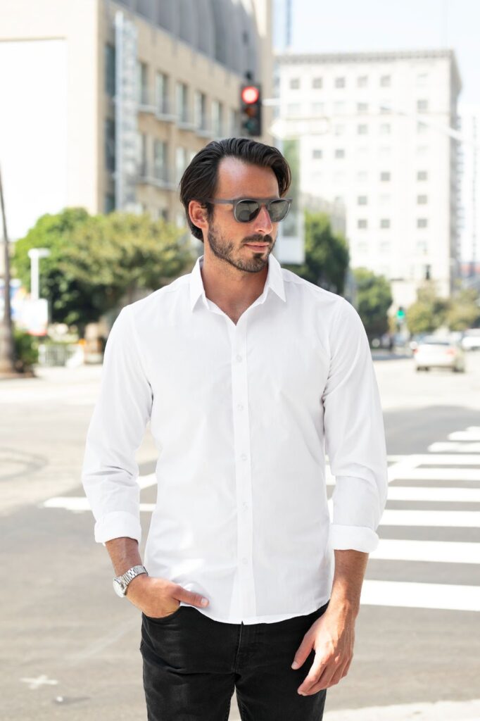 Man in White Shirt